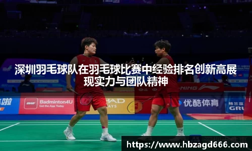 深圳羽毛球队在羽毛球比赛中经验排名创新高展现实力与团队精神